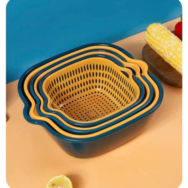 High Quality Bowl With Strainer - 8pcs