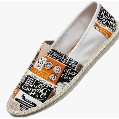 Premium-grade Wear-resistant Canvas Low-Heeled Flat Shoe