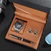 Valentine Special Hot Selling Men Quartz Watch Set