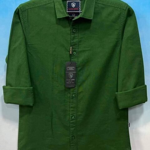 Men's Long Sleeve Solid Shirt