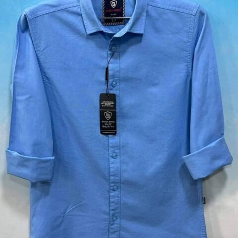 Men's Long Sleeve Solid Shirt