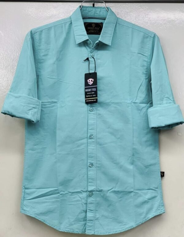 Men's Long Sleeve Solid Shirt