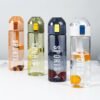 650 ml Water bottle Outdoor sports travel cup duckbill straw cup