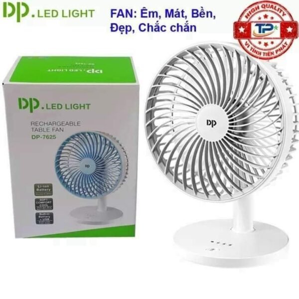 WD-219 RECHARGEABLE PORTABLE USB FAN with Led Light