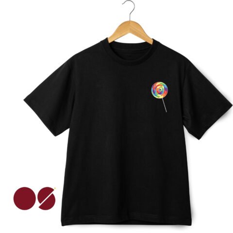 Lollipop Drop Shoulder Unisex T-Shirt