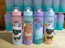 Summer New Outdoor Sports Plastic Water Bottle