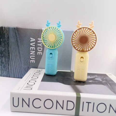 Portable Rechargeable Mini Fan with buckle bracket