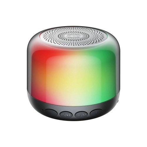 Original JOYROOM JR-ML03 Transparent RGB Wireless Speaker-Black