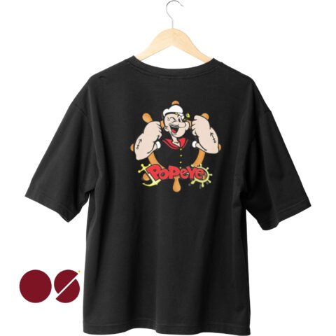 Popeye Unisex Drop Shoulder T-Shirt