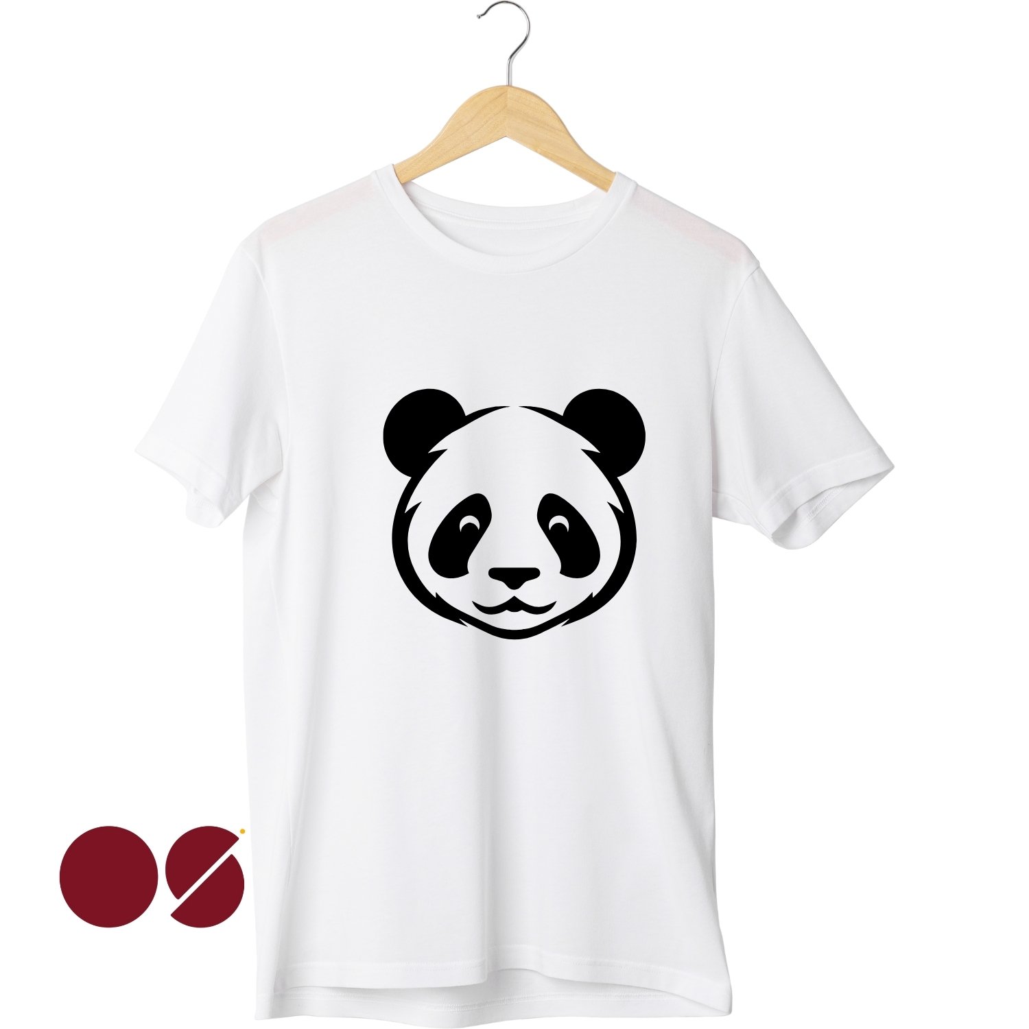 White Panda Drop Shoulder Unisex T-Shirt