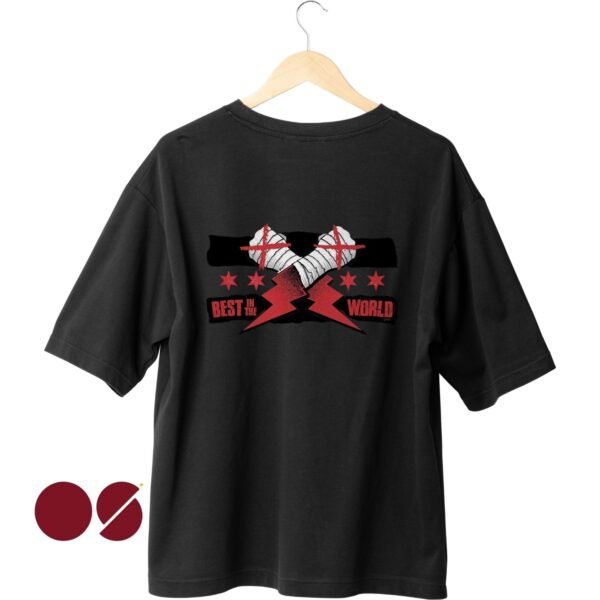CM Best In The World Red Unisex Drop Shoulder T-Shirt