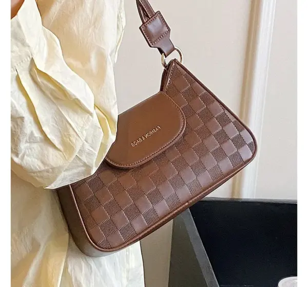 Checkerboard Shoulder Bag-RM13