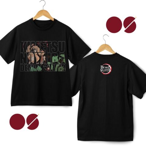 Kimetsu Drop Shoulder Unisex T-Shirt ( Double Side Print)