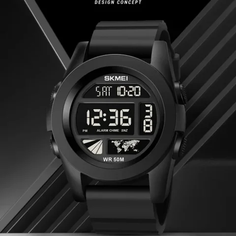 Men Fashion Stopwatch Luminous Waterproof Digital Sports Men's Watch