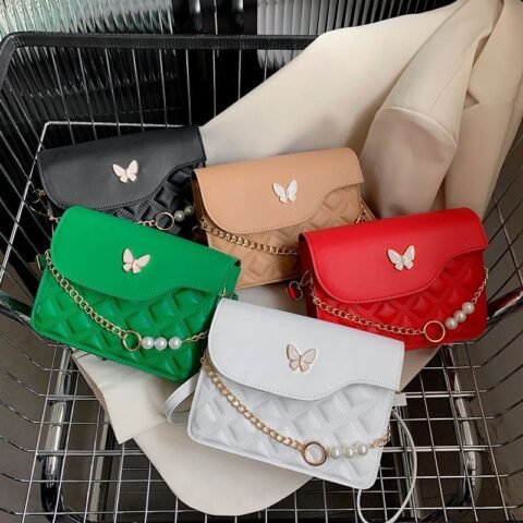 Mini Embossed Detail Butterfly Decor Bag-N156