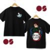 Kimetsu Drop Shoulder Unisex T-Shirt ( Double Side Print)