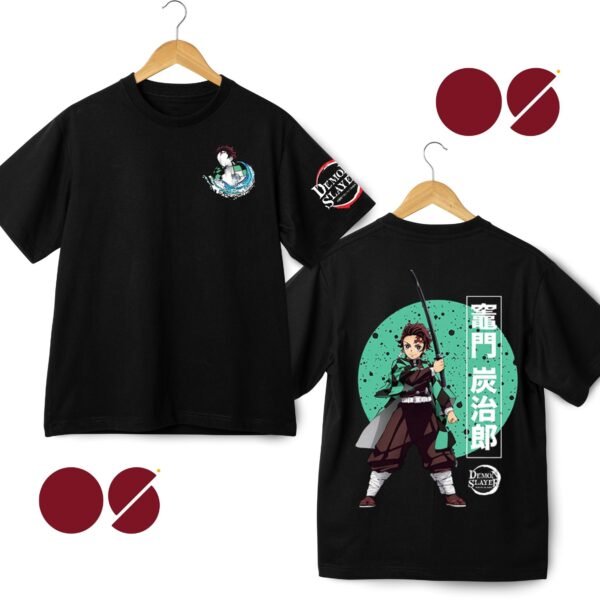 Kamado Tanjiro Drop Shoulder Unisex T-Shirt ( Double Side Print)