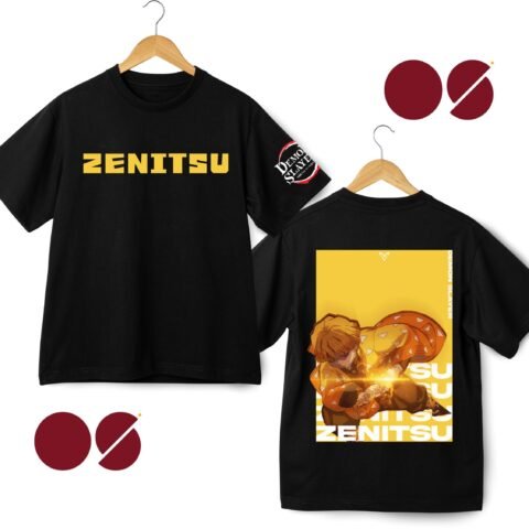 Zenitsu Drop Shoulder Unisex T-Shirt ( Double Side Print)