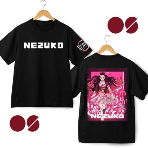 Nezuka Drop Shoulder Unisex T-Shirt ( Double Side Print)