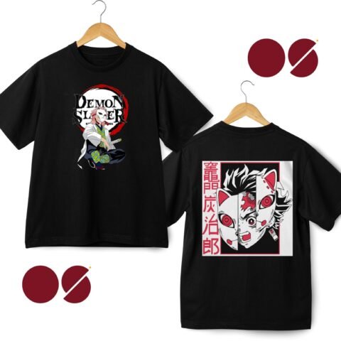 Tanjiro Kamado Drop Shoulder Unisex T-Shirt ( Double Side Print)