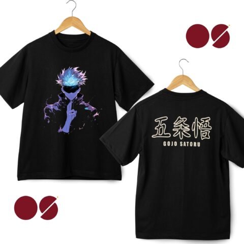 Gojo Satoru Drop Shoulder Unisex T-Shirt ( Double Side Print)
