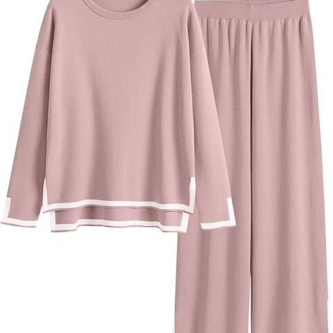 Long Sleeve Sweater Pants Set