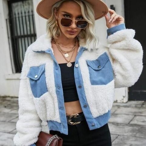 Winter Collection Trimmed Sherpa Jacket