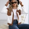Winter Collection Trimmed Sherpa Jacket