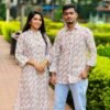 New Exclusive Couple Shirt and Salwar Kameez 2pc Set