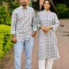 New Exclusive Couple Shirt and Salwar Kameez 2pc Set
